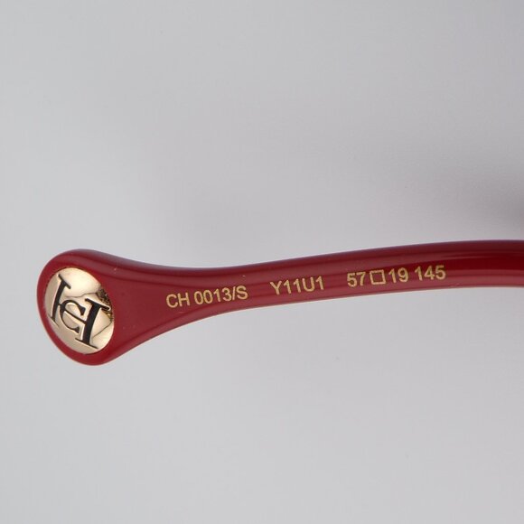Carolina Herrera Heart Cut Out Shades, Round Rimless Stainless Steel Unique Y2K main image 16